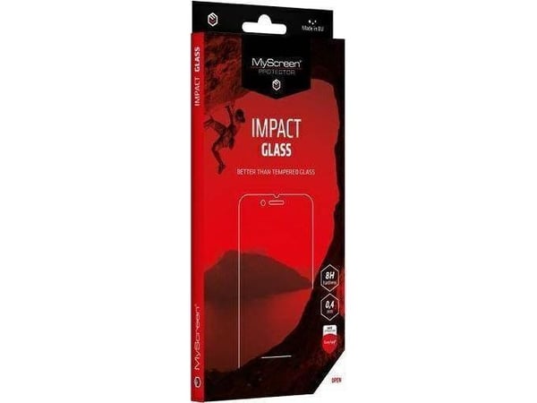 MyScreen MS ImpactGLASS beskyttelsesglass til iPhone 13 Pro Max 6,7" svart, 8H hybridglass