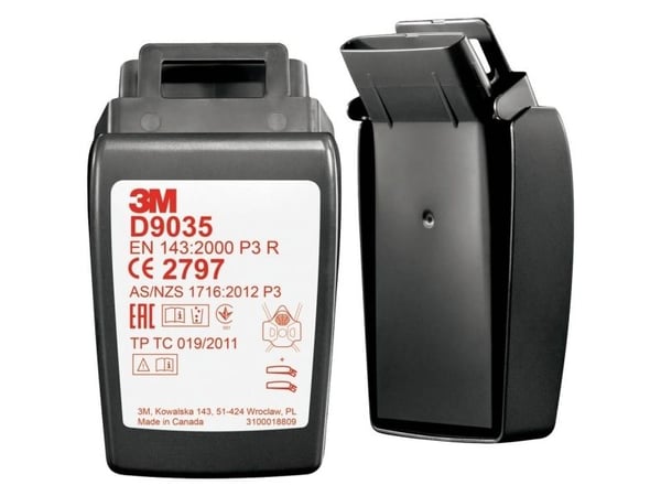 3M D9035 Maskefilter till åndedrætsskydd 2 stk