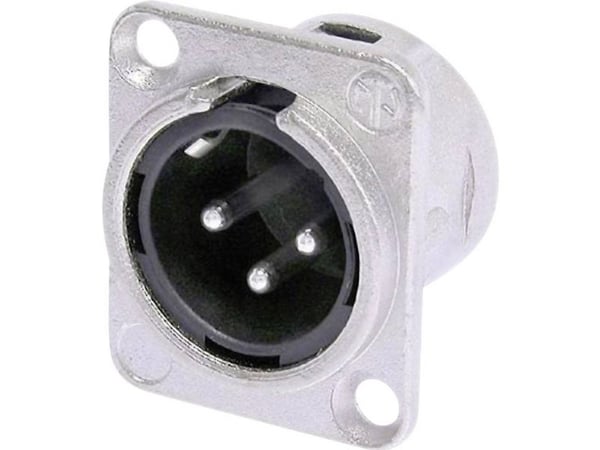NC3MD-L-1 XLR-LIITIN UPPOASENNUKSEEN 3-NASTAINEN NEUTRIK-JAKKI