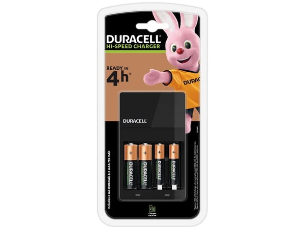 Duracell 5000394114500, 4 kpl, Sisältää paristot