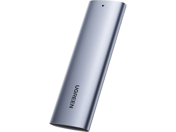 Ugreen 10903, SSD-kabinett, M.2, Serial ATA III, 5 Gbit/s, USB-tilkobling, Sort, Grå