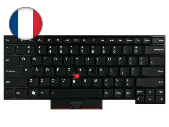 Lenovo 04W2725, Tastatur, Fransk, Lenovo, ThinkPad Edge S430