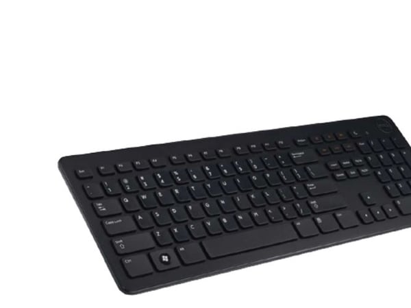 DELL 580-18251, Mini, Langallinen, USB, QWERTY, Musta