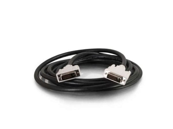 DELL 2m DVI-D, 2 m, DVI-D, DVI-D, Hankjønn, Hankjønn, Sort