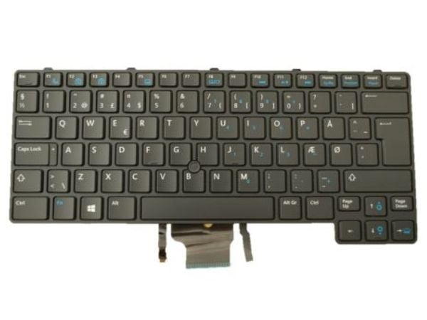 DELL 2R1FY, Tangentbord, Dansk, Tangentbord med bakgrundsbelysning, DELL, Latitude E6430u