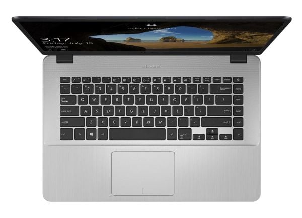 ASUS X505BA-1B, Kabinett + tastatur, US Engelsk, ASUS, X505BA