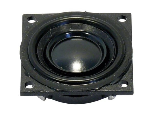 Visaton K 23 SQ, Kokoäänialueen kaiutin, 0,5 W, Suorakulmainen, 1 W, 8 O, 30 - 19000 Hz