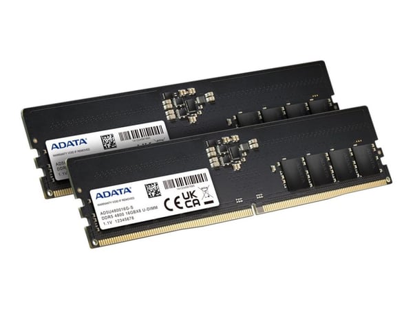 DIMM 32 GB DDR5-4800(2x 16 GB)Dual-Kit(svart, AD5U480016G-DT, Premier)
