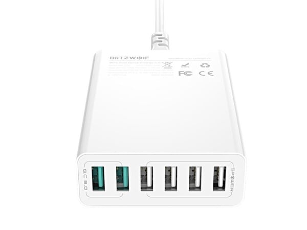BlitzWolf BW-S15, Innendørs, AC, 12 V, 1,5 m, Hvit