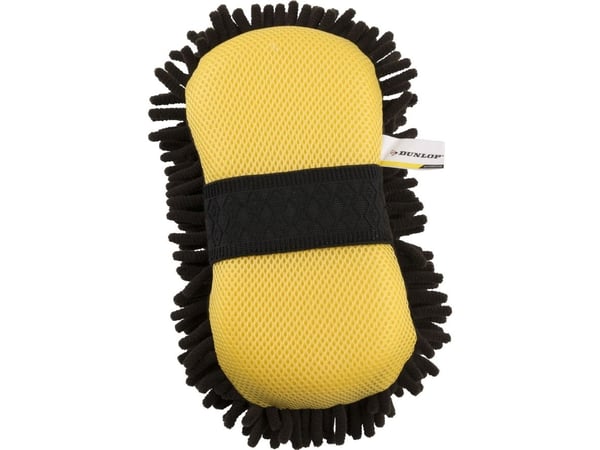 Dunlop - Dobbeltsidig mikrofiber 2-i-1 bilvaskesvamp