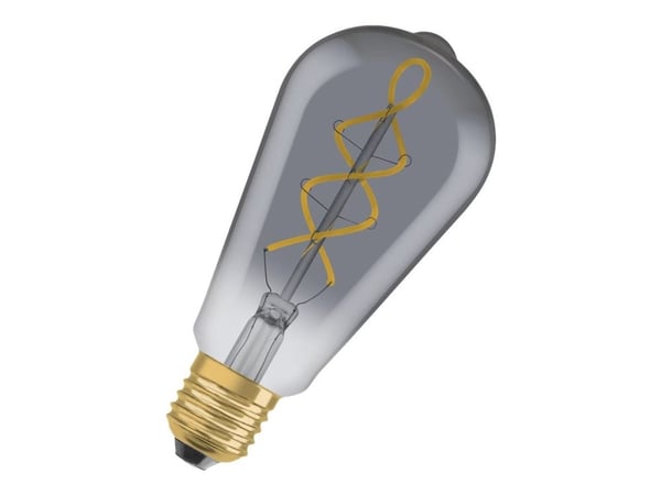 OSRAM Vintage 1906 Edison - LED hehkulamppu - muoto: ST64 - kirkas viimeistely - E27 - 4 W (vastaa 16 W) - luokka G - lämmin mukavuusvalo - 1800 K ...