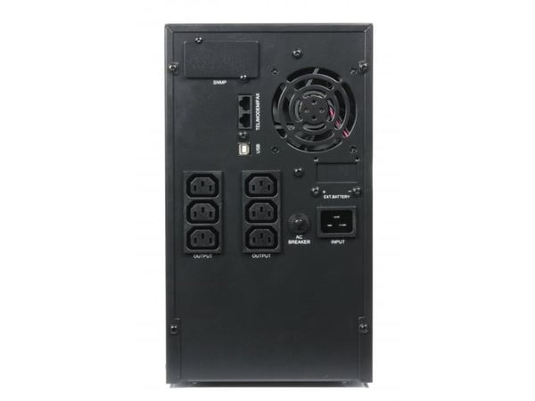 Gembird EG-UPS-PS3000-01 - UPS - AC 220 V - 2400 watt - 3000 VA - 9 Ah - USB - utgangskontakter: 4 - svart