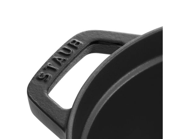 STAUB - Cocotte med lock - 29 x 15 cm - 4,25 L - oval - svart