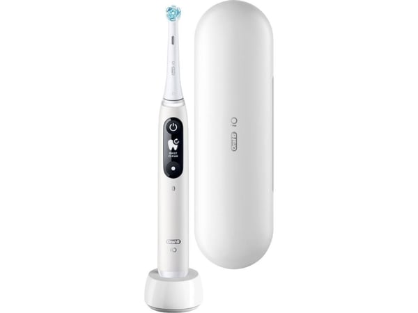 iO Series 6 elektrisk tannbørste White Alabaster