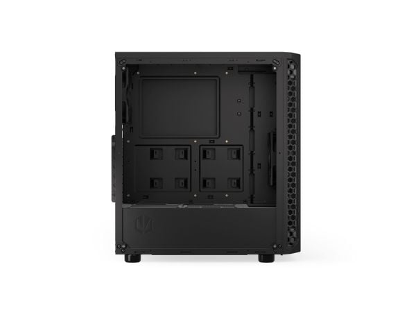 Endorfy signum 300 core - Mid tower - ATX - genomskinlig sidopanel (härdat glas) - ingen strömförsörjning (ATX) - svart - USB/ljud