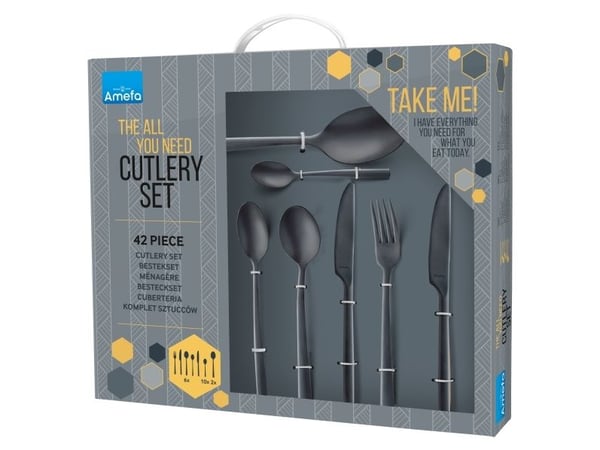 Amefa Manille- Sort - 42 dele- All You Need set