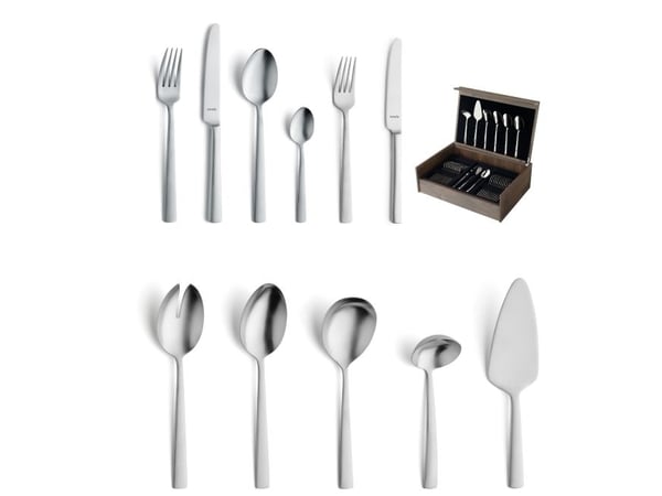 Amefa Ventura 1924 - 78-pc Cutlery set in wooden canteen Amefa Ventura 1924 - 78-pc Cutlery set in wooden canteen