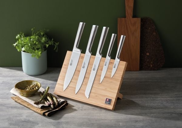 Richardson Sheffield Visage - 5 stk Kniv magnetisk blok - bambus