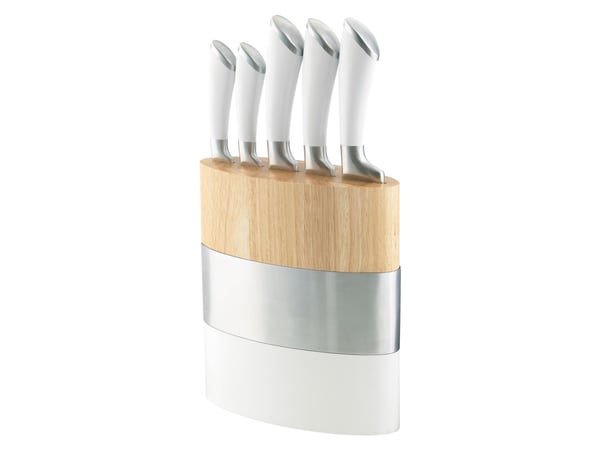 Richardson Sheffield FUSION - 5 stk knivblokk - hvit