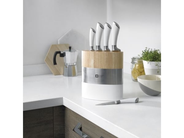 Richardson Sheffield FUSION - 5 stk knivblokk - hvit