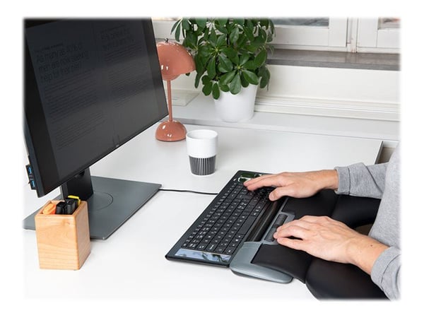 Mousetrapper Delta - Sentral pekeenhet - utvidet - ergonomisk - 7 knapper - kablet - USB - svart