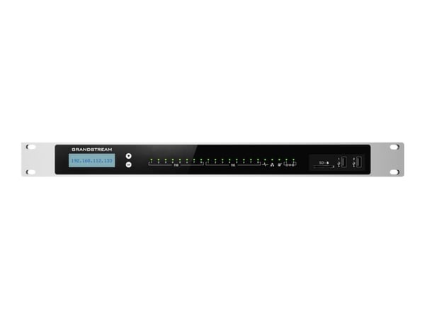 Grandstream UCM6308 - IP-PBX - rackmonterbar - 8 FXO-porter - 8 FXS-porter - 3 x 10/100/1000