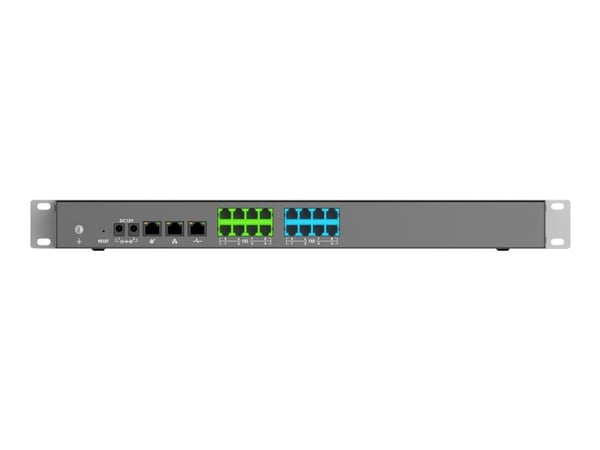 Grandstream UCM6308 - IP-PBX - rackmonterbar - 8 FXO-porter - 8 FXS-porter - 3 x 10/100/1000