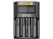 Nitecore UM4, Lithium Iron Phosphate (LiFePO4), Lithium-Ion (Li-Ion), Nikkel-kadmium (NiCd), Nikkelmetallhydrid..., AA, AAA, AAAA, C, D