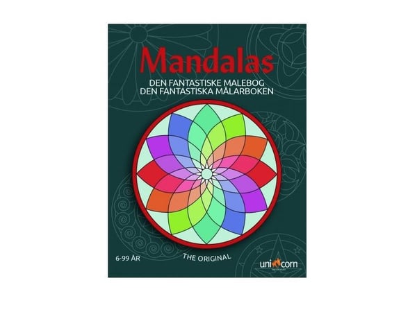 Fantastinen värityskirja mandaloilla 6-99-vuotiaille | Kieli: Tanska