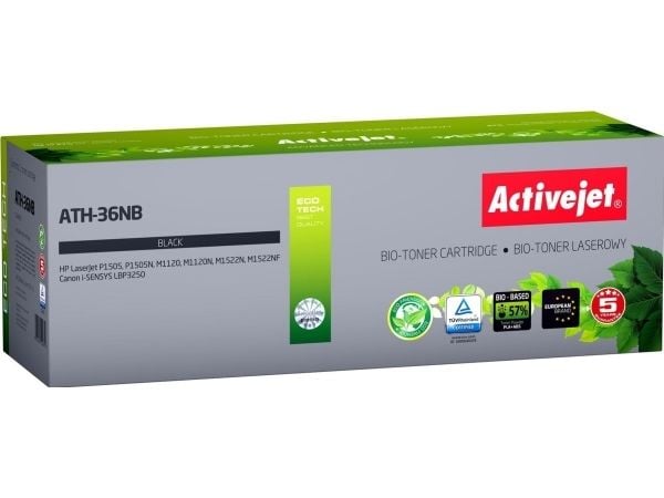 Activejet ATH-36NB BIO, 2000 sivua, Musta, 1 kpl