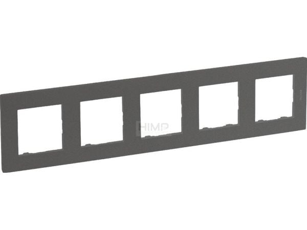 Legrand Niloe Step ram femfaldig 5x stål 863495