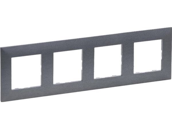 Legrand Niloe Step 4x nelinkertainen runko harjattua terästä 863994