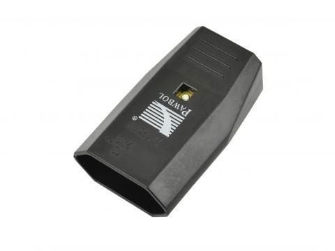 Vägguttag Pawbol FLAT 10A/250V - svart