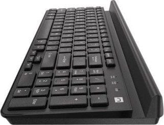 NATEC FELIMARE, Full størrelse (100 og), Trådløs, Bluetooth, Membrannøkkelbryter, QWERTY, Sort