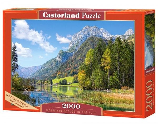Castorland puslespill 2000 Mountain Refuge in the Alps CASTOR