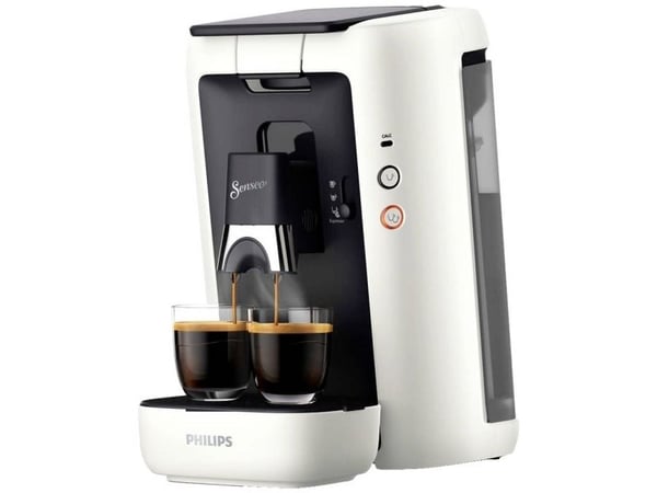 Philips Senseo CSA260 Maestro - Kaffemaskin - 1 bar - glitrende hvit