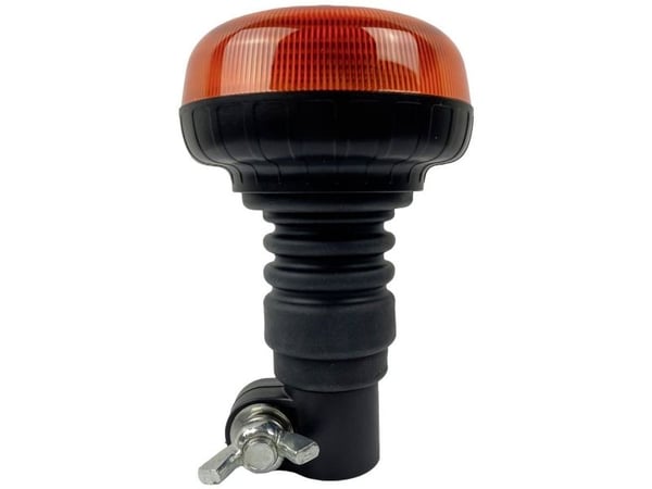 Berger & Schröter roterende varselblink LED mini RKL flex 20303 12 V/DC, 24 V/DC via ledningsnett Normholder fleksibel, standard montering orange