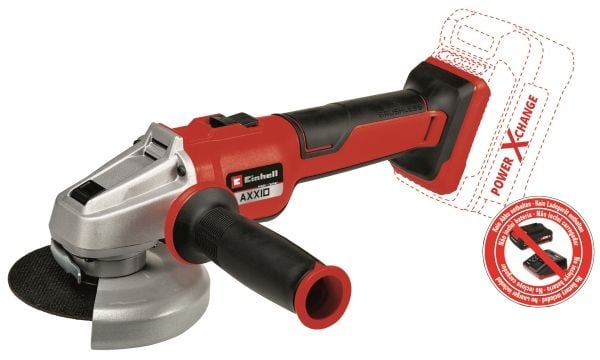 Einhell AXXIO 18/115 Q, 8500 RPM, 11,5 cm, Batteri, 1,54 kg, Børsteløs motor