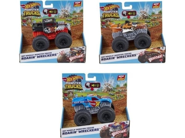 Hot Wheels Monster Trucks HDX61, Monster truck, 3 vuosi/vuosia, LR44, Muovi, Metalli, Monivärinen
