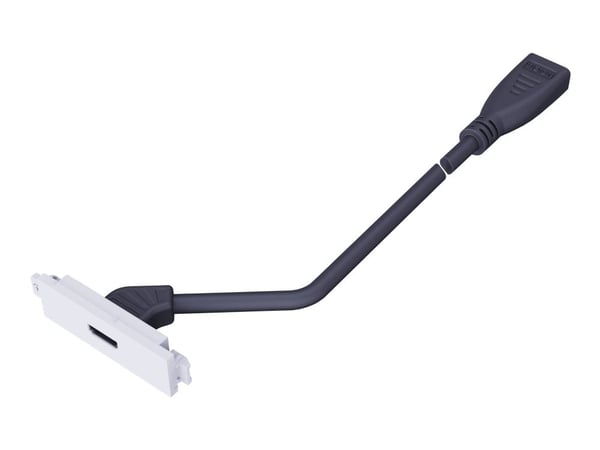 VISION TechConnect 3 Active Booster Module - modulaarinen laitekorttipakkaus, jossa on sisäänrakennettavat liitännät ja kaapelit - HDMI - valkoinen...