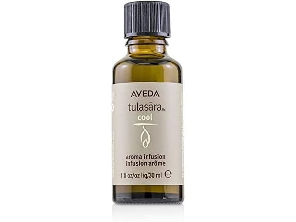 Aveda eterisk olje Tulasara, Peppermint, Blue chamomile & Davana, aroma-infusjon, 30 ml