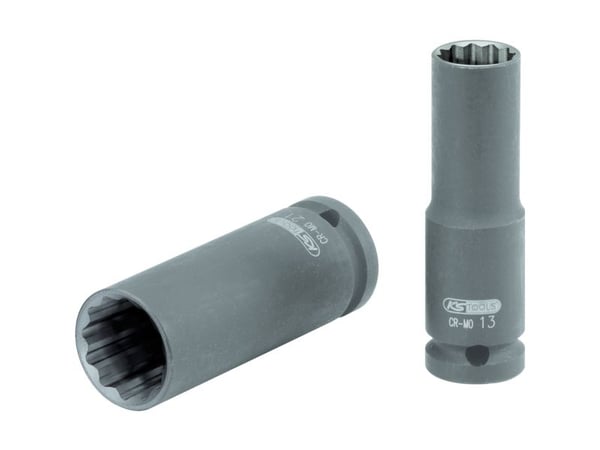 KS Tools 515.0976, Kraftpipe, 1 hoder, 1/2", Krom-molybden, 27 mm, 85 mm