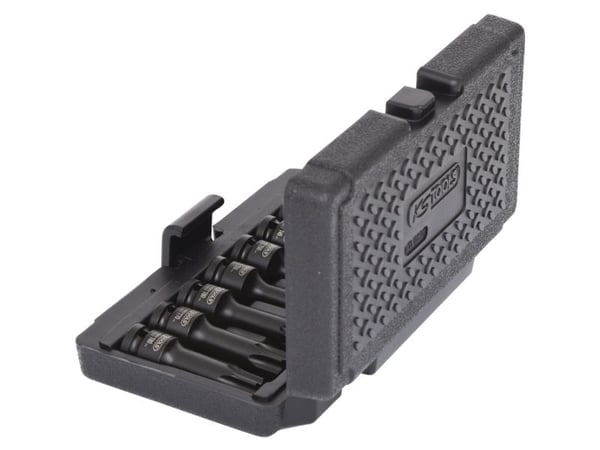KS Tools 911.0901, Støpselsett, 1/2", 8 hoder, Krom-molybden-stål, ISO 1174, DIN 3121, 1,05 kg
