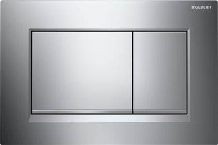Geberit 115.883.KH.1, Skylleplate, Kromfarget, Geberit, 246 mm, 12 mm, 164 mm