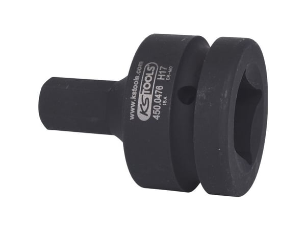 KS Tools 450.0488, Kraftpipe, 1 hoder, 1", Krom-molybden, 54 mm, 75 mm