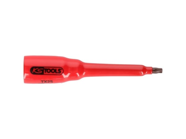 KS Tools 117.2464, Stikkontakt, 3/8", 1 hoder, Kromvanadiumstål, DIN 3120, ISO 1174, IEC 60900, 70 g