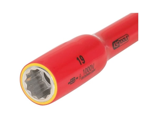 KS Tools 117.3858, Stikkontakt, 3/8", Metrisk, 1 hoder, 17 mm, Kromvanadiumstål
