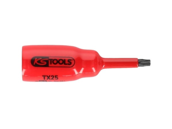 KS Tools 117.2456, Pistorasia, 3/8", 1 pää(t), Kromivanadiini-teräs, DIN 3120, ISO 1174, IEC 60900, 45 g