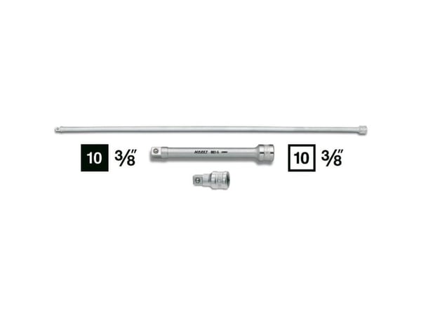 HAZET 8821-10, Stikkontakt, 3/8", Metrisk/imperisk, 1 hoder, 10 mm, 3/8"
