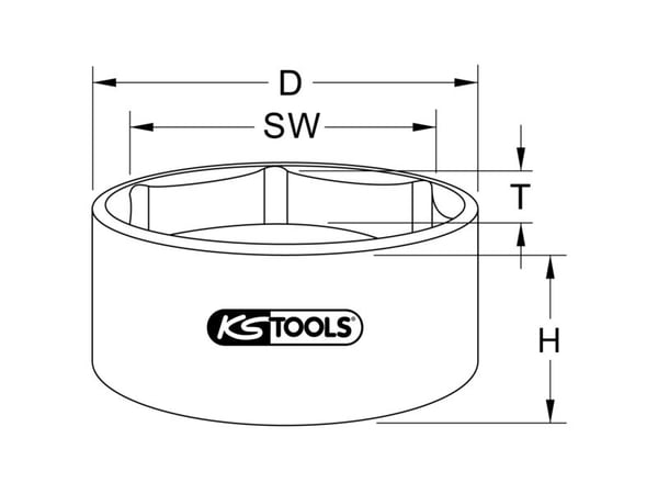 KS Tools 460.0325 460.0325 ##### Akselmutternøkkel